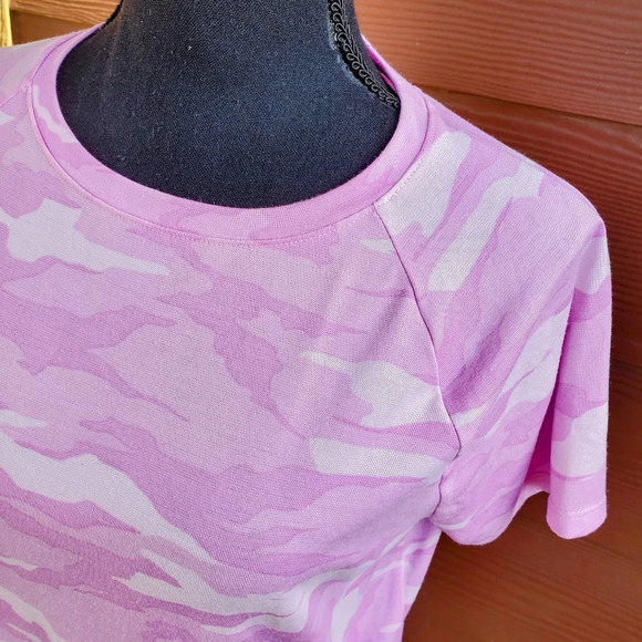 Athletic Works Pink Short Sleeve Camo Tee Size XXL (18) - Picture 5 of 11